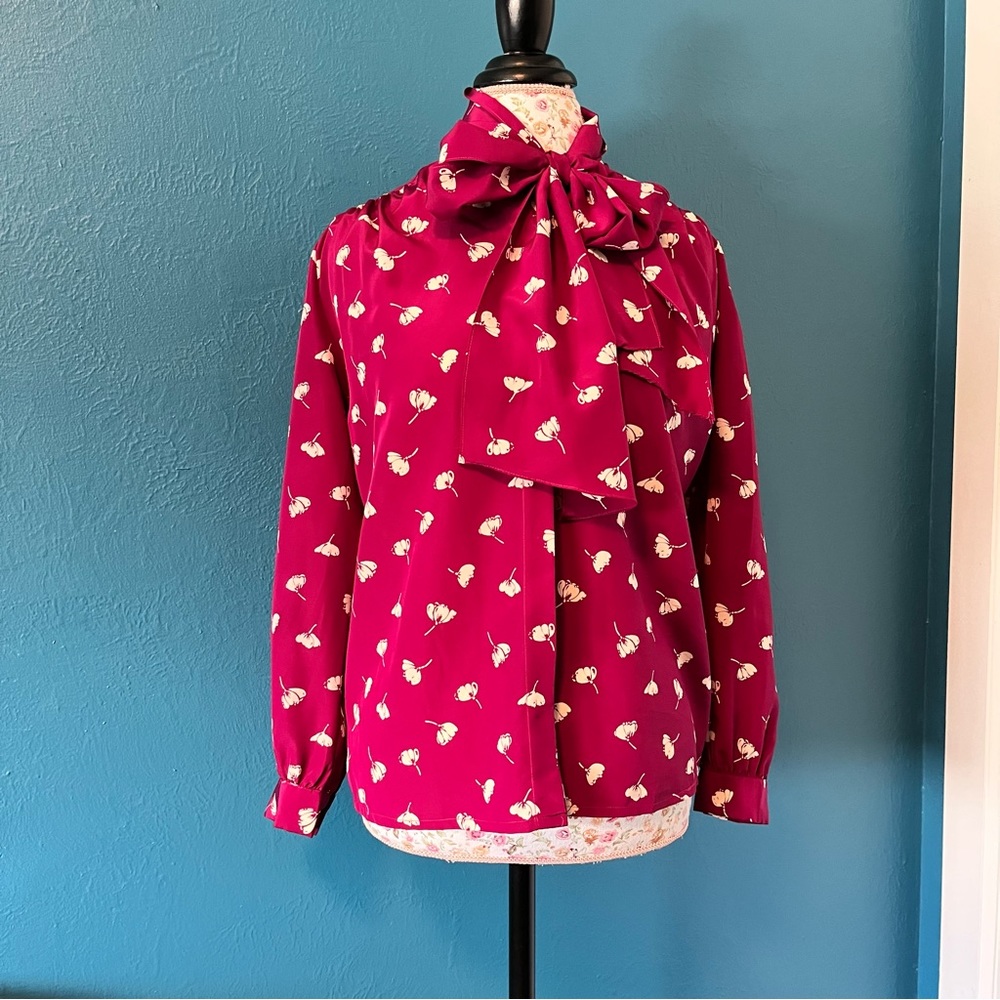 Vintage Bow Blouse